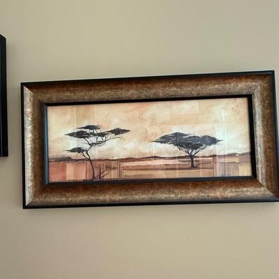 Trees in the Serengeti artwork