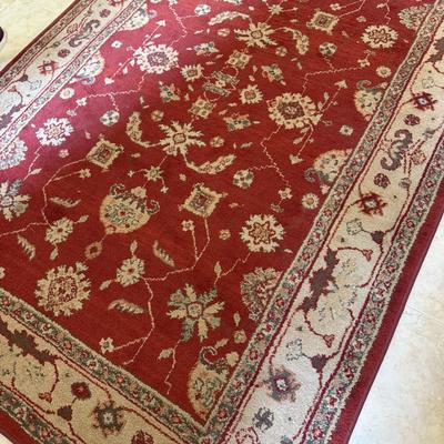 Beautiful red wool rug 5.3 x 7.10