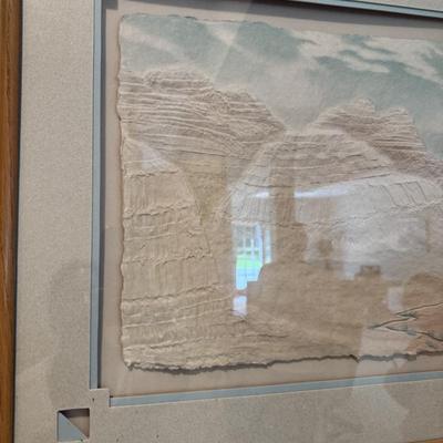 “Navajo Canyon” signed by Wess and is limited edition