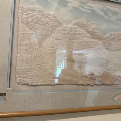 “Navajo Canyon” signed by Wess and is limited edition