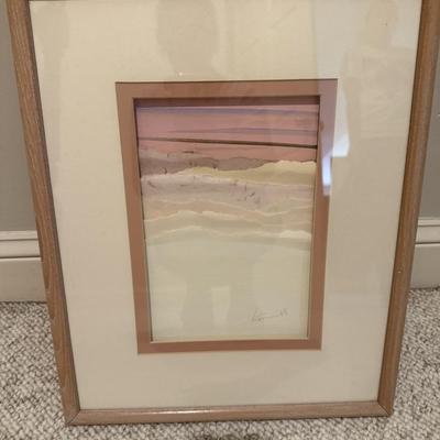 Layered landscape artwork