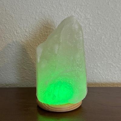 Color Changing Natural White Himalayan Salt Lamp