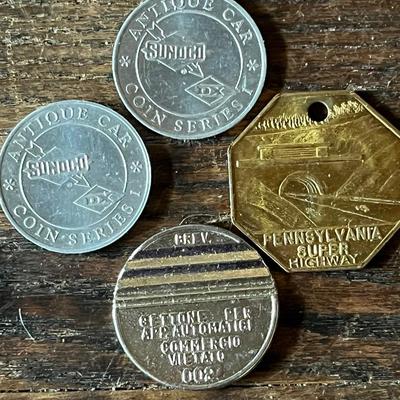Sale Photo Thumbnail #20: See pics for front and back descriptions there is a total of 4 coins