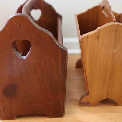Handmade Wooden Magazine Racks/Stands