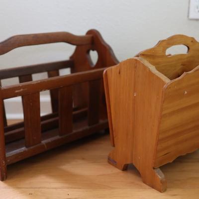 Handmade Wooden Magazine Racks/Stands