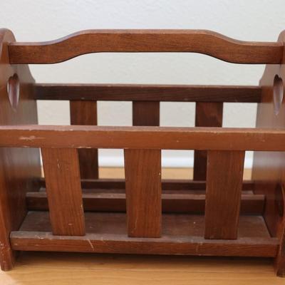Handmade Wooden Magazine Racks/Stands