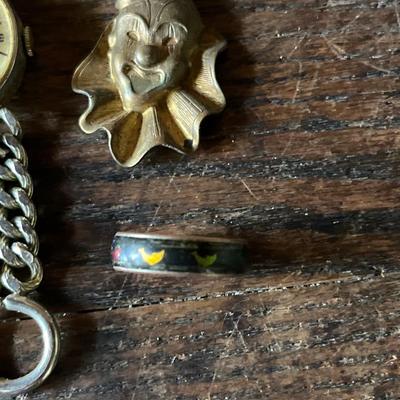 Sale Photo Thumbnail #36: Ring, watch, pins, pendant and etc