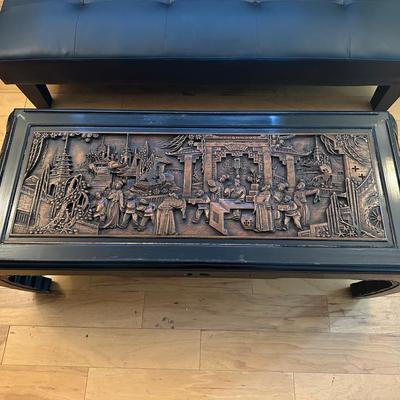 Ming-style Chinese Low Kang Teak Table
