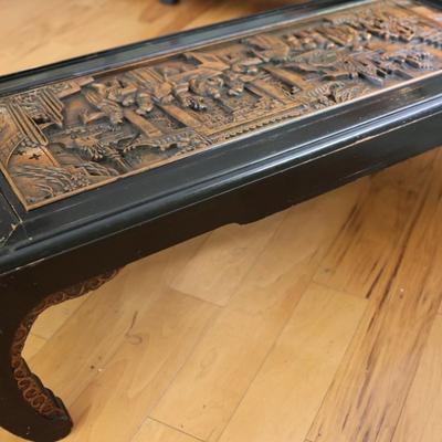 Ming-style Chinese Low Kang Teak Table