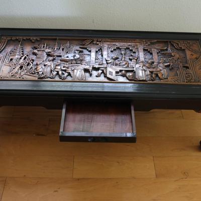 Ming-style Chinese Low Kang Teak Table