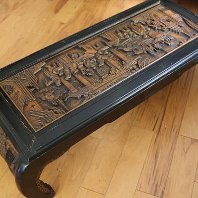 Ming-style Chinese Low Kang Teak Table