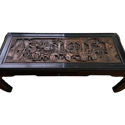 Ming-style Chinese Low Kang Teak Table