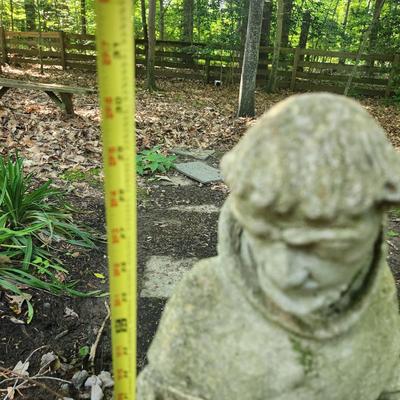 Concrete Saint Francis Garden Decor 30"