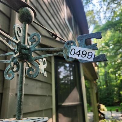 Weather Vane Wind Chime Does Not Include bracket