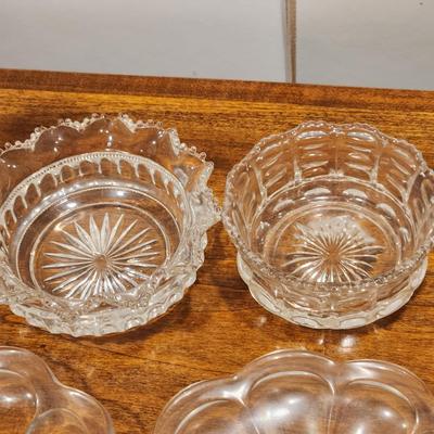 Large Collection of Clear Glass Mostly Heisey