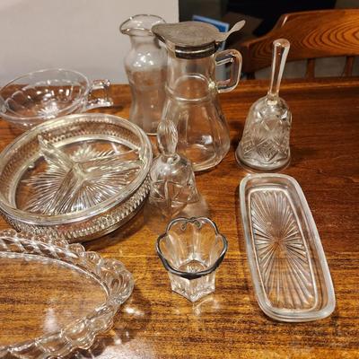 Large Collection of Clear Glass Mostly Heisey
