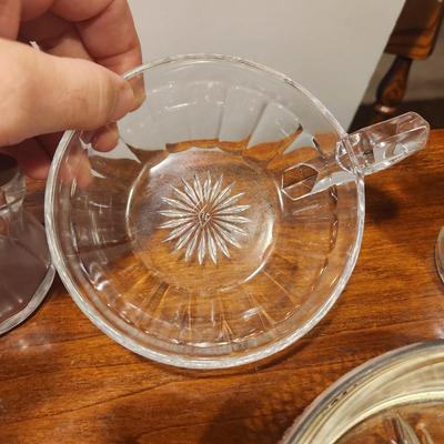 Large Collection of Clear Glass Mostly Heisey