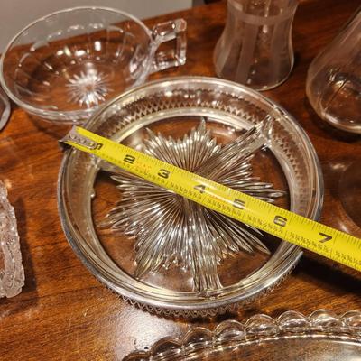 Large Collection of Clear Glass Mostly Heisey