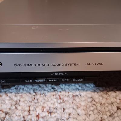 PANASONIC ACTIVE SUBWOOFER, SPEAKER AND 5 DISC HOME THEATRE SOUND SYSTEM