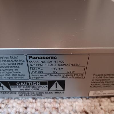 PANASONIC ACTIVE SUBWOOFER, SPEAKER AND 5 DISC HOME THEATRE SOUND SYSTEM