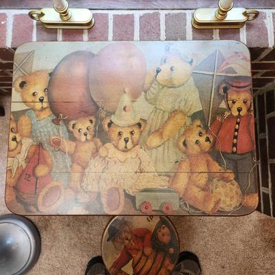Table and Stool Teddy Bear Theme for Child