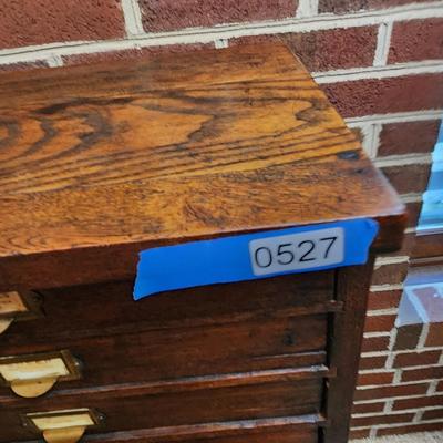 Antique Seed Cabinet 8 Drawers 16"x12"x42"