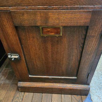 Antique Seed Cabinet 8 Drawers 16"x12"x42"