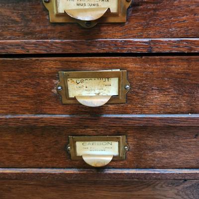 Antique Seed Cabinet 8 Drawers 16"x12"x42"