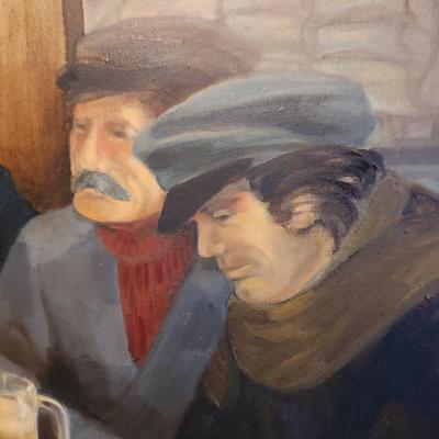Rustic Irish Pub Wall Art Painting Bar Decor by Kris Smith