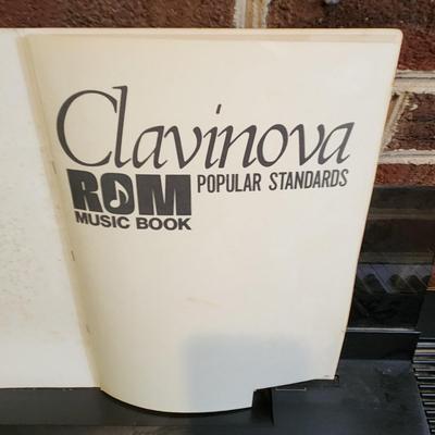 Vintage Yamaha Clavinova CVP8 Advance Wave Memory Digital Piano Keyboard Bench & Books