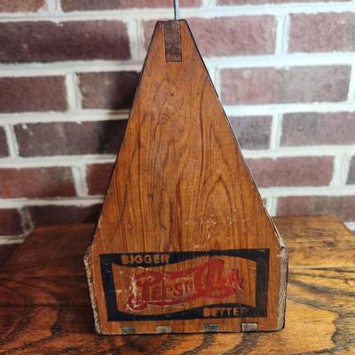 Vintage Wooden Pepsi-Cola Bottle Carrier and Toy Truck