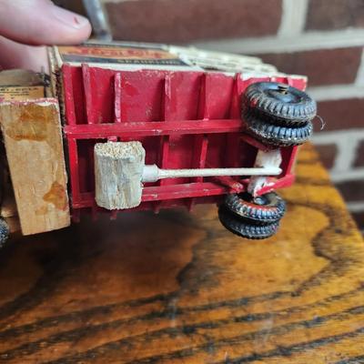 Vintage Wooden Pepsi-Cola Bottle Carrier and Toy Truck
