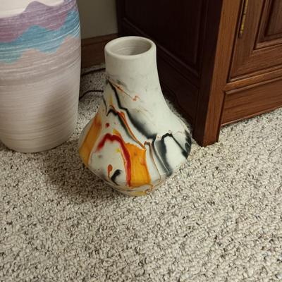 SW THEMED LAMP AND VASES