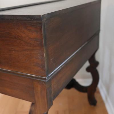 Vintage Solid Secretary Desk