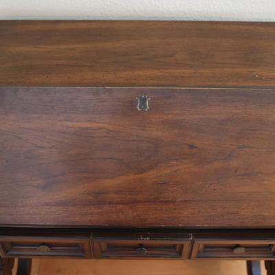 Vintage Solid Secretary Desk