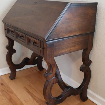 Vintage Solid Secretary Desk
