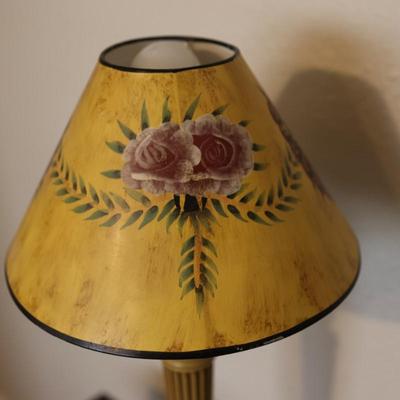 24” Hand Painted Table Lamp