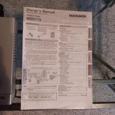 TOSHIBA DVD PLAYER W/REMOTE AND HEADPHONES