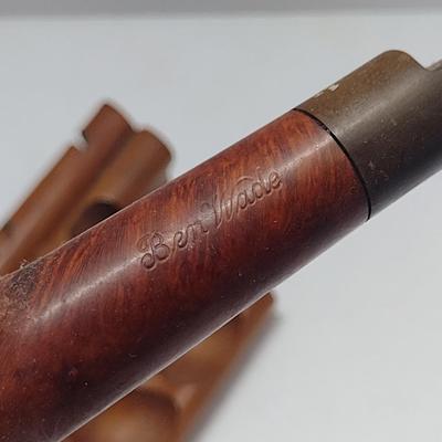 Collection of Vintage Estate Smoking Pipes- Assorted Makers- Four Pieces (#1)