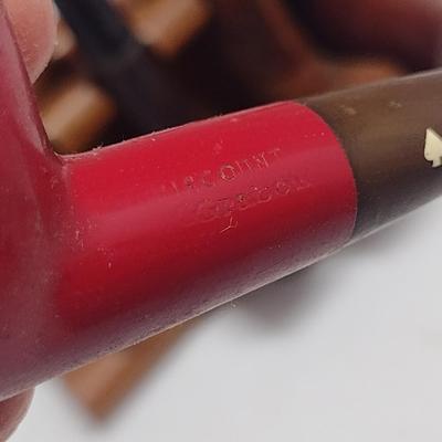 Collection of Vintage Estate Smoking Pipes- Assorted Makers- Four Pieces (#1)