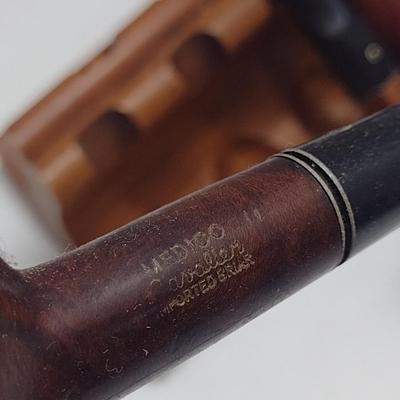 Collection of Vintage Estate Smoking Pipes- Assorted Makers- Four Pieces (#1)