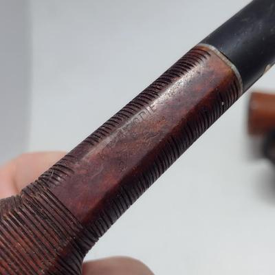 Collection of Vintage Estate Smoking Pipes- Assorted Makers- Four Pieces (#2)