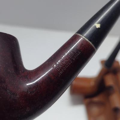 Collection of Vintage Estate Smoking Pipes- Assorted Makers- Four Pieces (#2)
