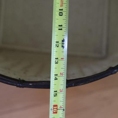 Hand-painted Woven Basket