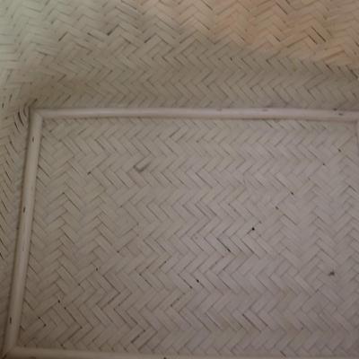 Hand-painted Woven Basket
