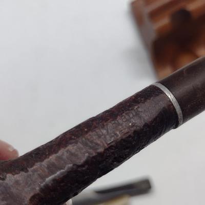 Collection of Vintage Estate Smoking Pipes- Assorted Makers- Four Pieces (#3)