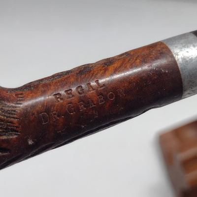 Collection of Vintage Estate Smoking Pipes- Assorted Makers- Four Pieces (#3)