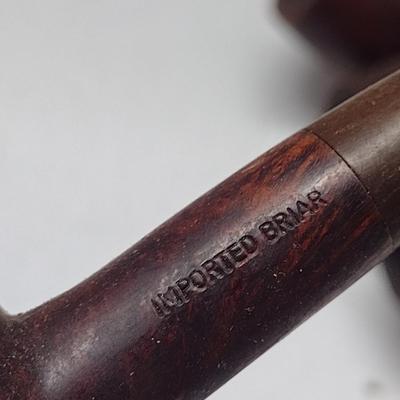 Collection of Vintage Estate Smoking Pipes- Assorted Makers- Four Pieces (#4)