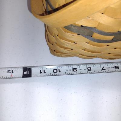 Longaberger Splint Wood Basket with Lid