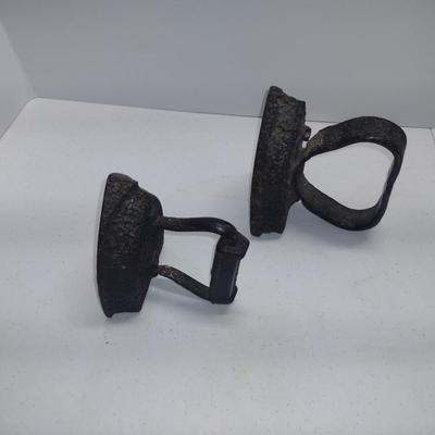 Vintage Pair of Cast Iron Sad Irons
